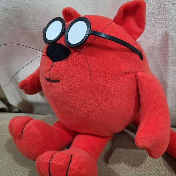 Red Catbert Plush Cat Dilbert Comic Strip Evil HR - Picture 2 of 6